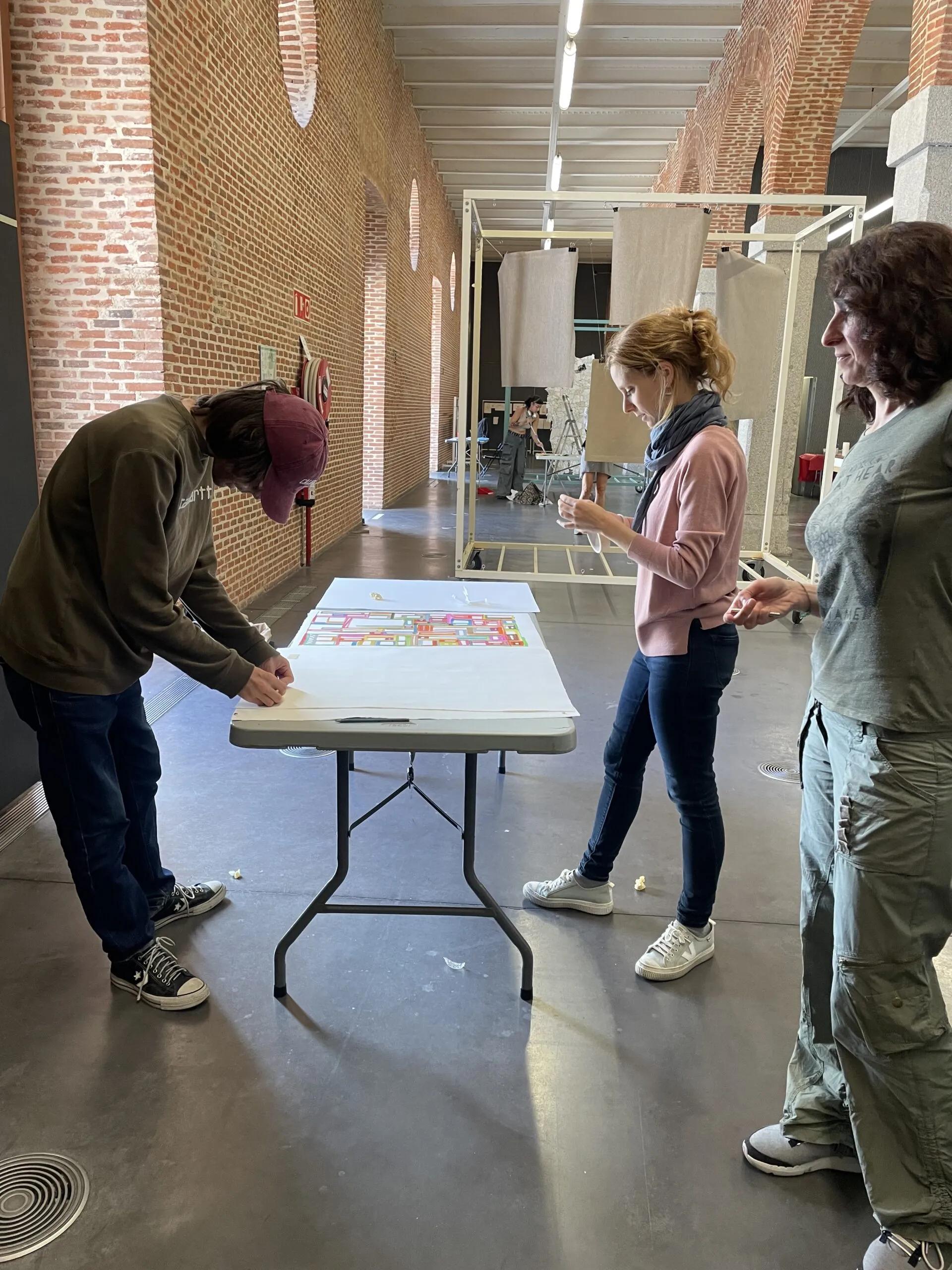 Obras de arte expuestas en la muestra