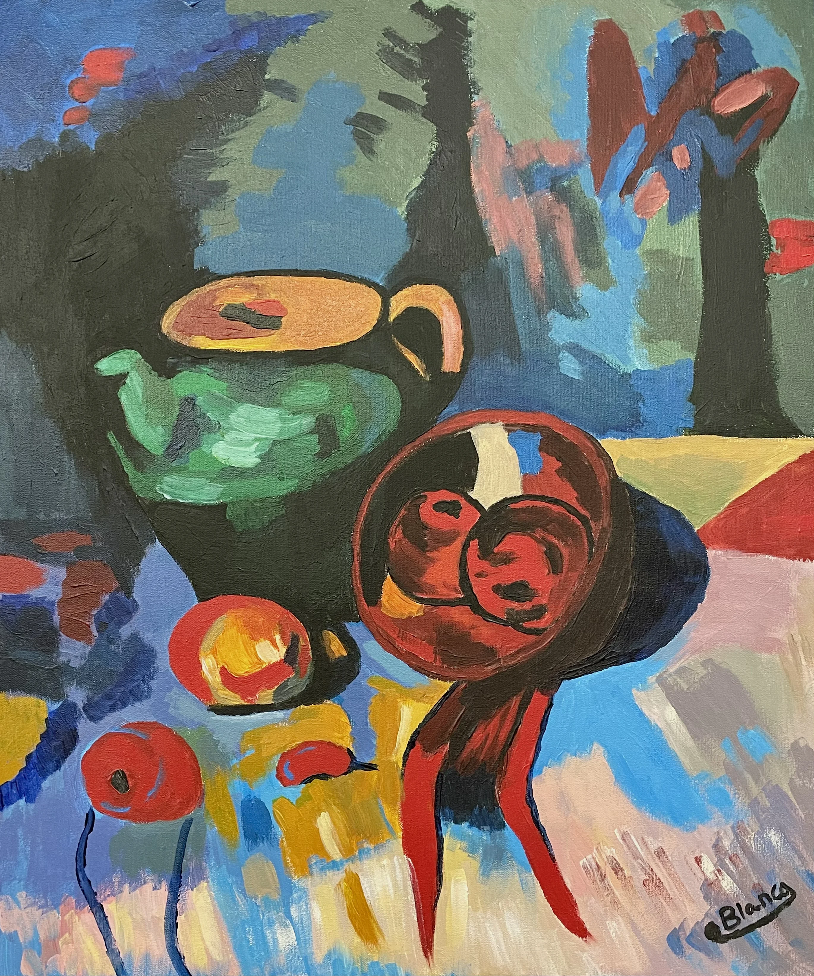 Tetera Y Frutas Interpretaci N De La Obra De Henri Manguin