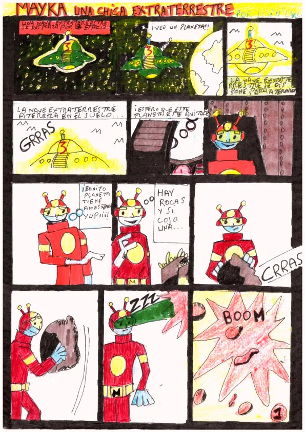Mayka. Una chica extraterrestre