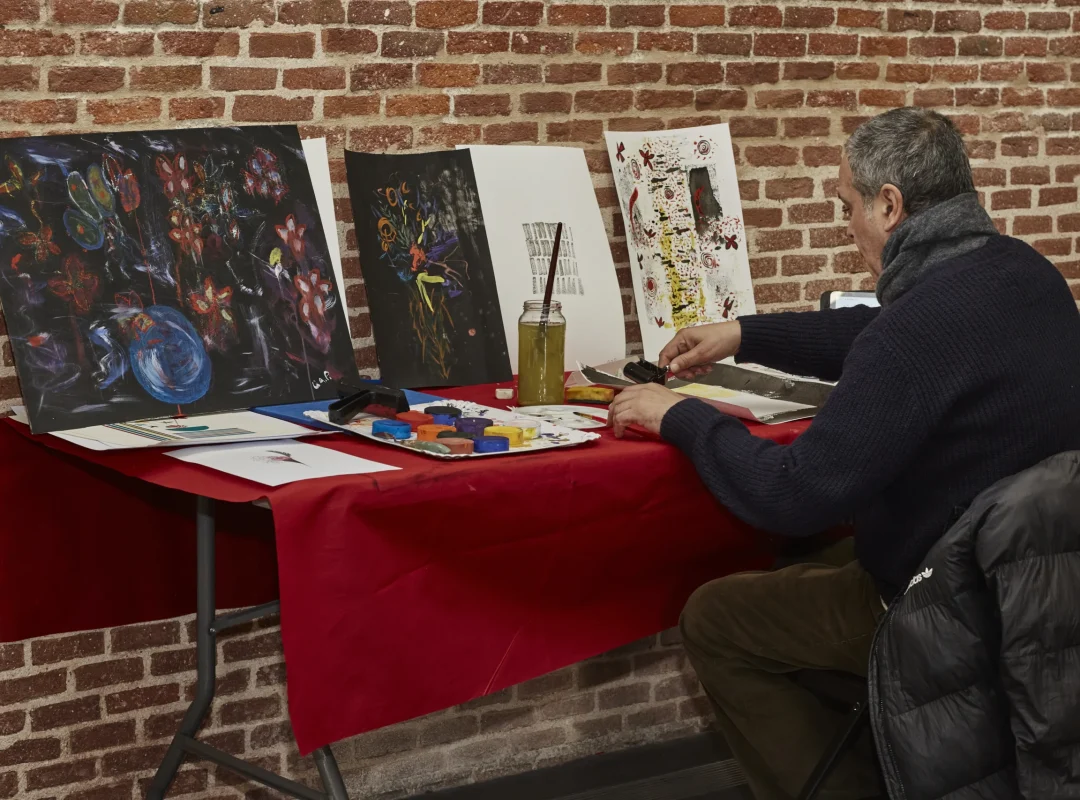 Intercambio de técnicas y métodos artísticos