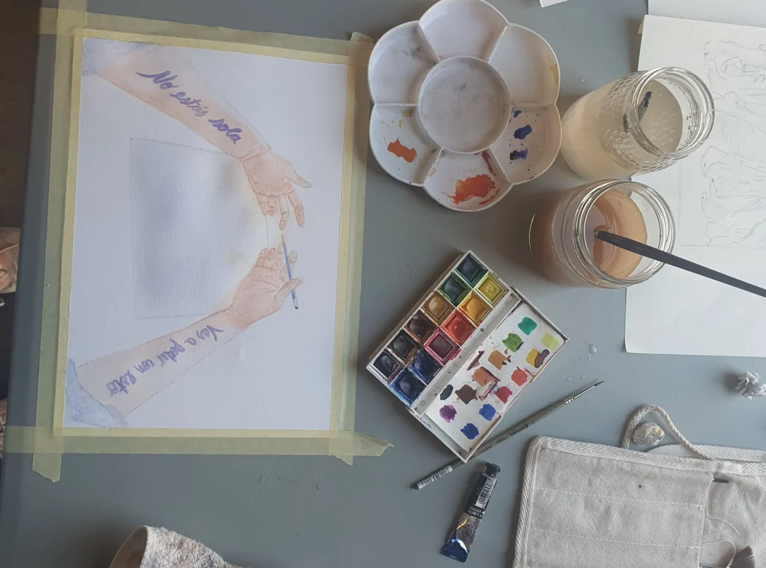 Comunidad artística formada en las residencias
