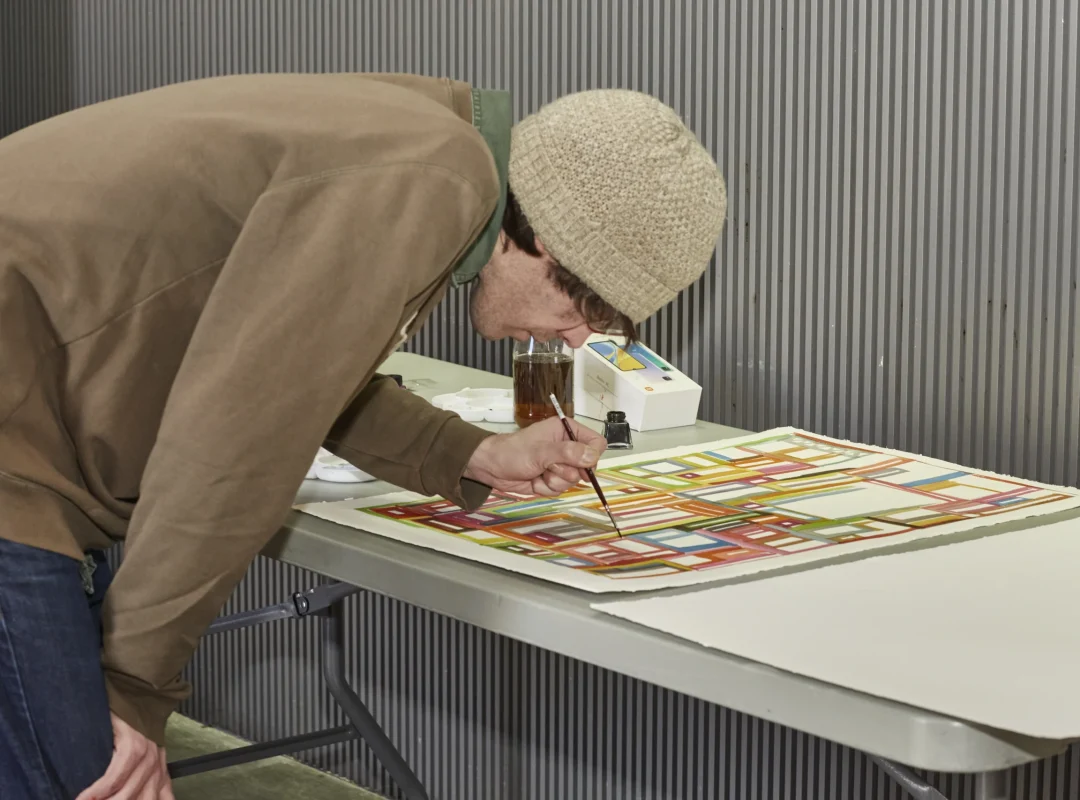 Artista desarrollando proyecto personal